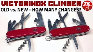 Victorinox Climber Swiss Army Knife - Old vs. New 1.3703