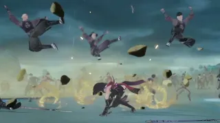 Genshin Impact Shogun Army vs Resistance Full fight Cinematic (Japanese Voice Subtitle Indonesia)