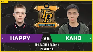 WC3 - TP League S1 - Playday 4: [UD] Happy vs Kaho [NE]