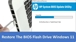 Restore the BIOS with a Recovery Flash Drive on HP Notebooks _windows 11 hp bios update