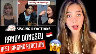 RANDY DONGSEU - Ukhti iran ini sampe heran aku bisa nyanyi semua bahasa yg dia bisa|Reaction