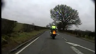 Extract from a recent Rospa Advanced Motorcycle Test - Rider does own commentary