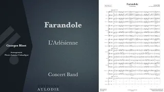 L'Arlésienne : Farandole - Georges Bizet (score for concert band)