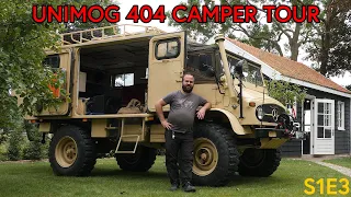 UNIMOG 404 Camper Tour & Unimog Meeting, My travel season is over S1E3