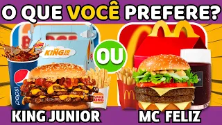 🔄 WHAT DO YOU PREFER? FAMOUS FOODS 〽️👑| game of choices| Quiz