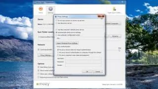 Mozy Sync Settings