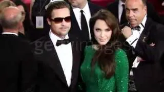 Brad Pitt & Angelina Jolie Arrivals Golden Globes