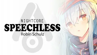 Nightcore - Speechless (Robin Schulz ft. Erika Sirola)