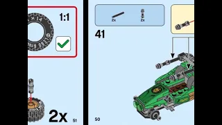 LEGO NINJAGO Тропический внедорожник Ллойда (71700), инструкция по сборке