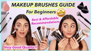 *Best & Affordable* Makeup Brushes Recommendations | Starting Rs. 149/- COMPLETE BRUSH GUIDE