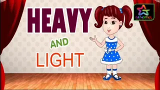 Heavy and Light basic concepts for kids