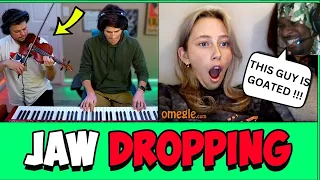 THIS GUY IS GOAT !! | Marcus Veltri - Pianist and Violinist AMAZES Strangers on Omegle (REACTION)