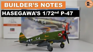 Hasegawa's 1/72nd scale P-47D Thunderbolt Bubbletop - Builder's Notes