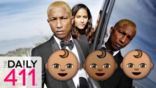 Pharrell Williams And Helen Lasichanh Welcome TRIPLETS | TheDaily411