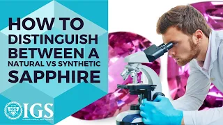 How To Distinguish Between A Natural Sapphire VS Synthetic Sapphire