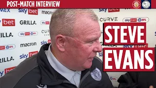 Steve Evans' reaction | Stevenage 3-1 Derby County