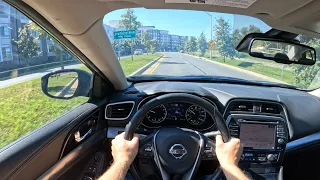 2020 Nissan Maxima SV - POV Test Drive | 0-60