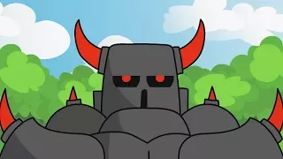 Clash Royale Animation #28: PEKKA vs Giant Skeleton (Parody)