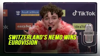 'The most insane thing,' says Eurovision winner Nemo from Switzerland