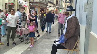 Living Statue Invisible man and fairy tale character