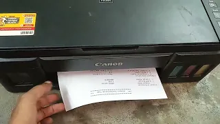 Canon G Serires Printers WiFi Password Information Print