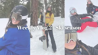 Ski season vlog | Weekly vlog 2 | Zipline | Aiguille Rouge | Snowboarding | VIPSKI