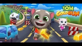 Том бег за золотом Смешная Игра Говорящий Том догоняет воришку Talking Tom gold run