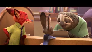 Zootopia  Meet the Sloth  HD  DMV Scene (For practicing Dubbing)