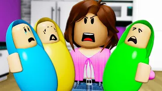 Triplets Born To Be Hated! A Sad Roblox Movie