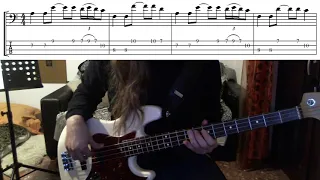 Red Hot Chili Peppers Californication - bass cover with TAB by Roberto Fasciani