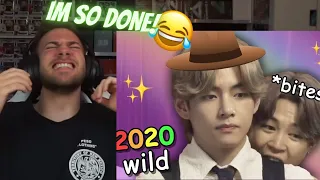 TRY NOT TO LAUGH BTS 2020! 😂😆 BTS WERE WILD IN 2020 - REACTION