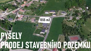 NOVINKA Prodej stavebního pozemku Pyšely 1 555 m2