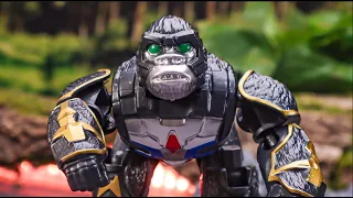 Rise of the beasts！But Mountain fastness.Transformers stop motion.