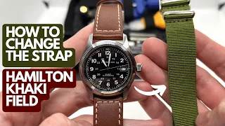 How to replace the strap on your Hamilton Khaki Field Automatic Watch