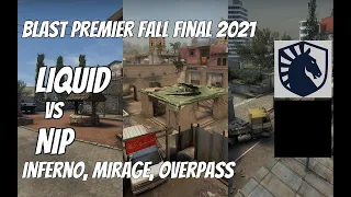 Liquid vs NIP Highlights / Lower Bracket  at BLAST Premier Fall Final 2021