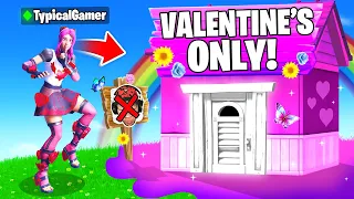 I Went UNDERCOVER in a VALENTINE'S DAY ONLY Tournament! (Fortnite)