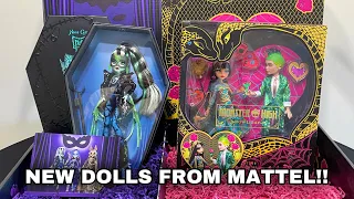 PACKAGE FROM MATTEL!! NEW MONSTER HIGH HAUNT COUTURE MIDNIGHT RUNWAY FRANKIE + MORE