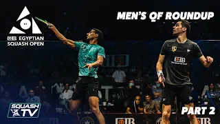 Squash: CIB Egyptian Open 2021 - Men's QF Roundup [Pt.2]