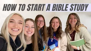 How to Start Your Own Bible Study With Your Friends - Step by Step