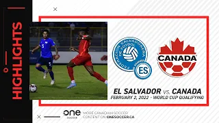 HIGHLIGHTS: El Salvador vs. Canada in World Cup Qualifying (Feb. 2, 2022)