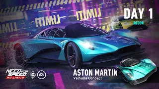 Need For Speed: No Limits | 2019 Aston Martin Valhalla Concept (Kingslayer - Day 1 | Recon)