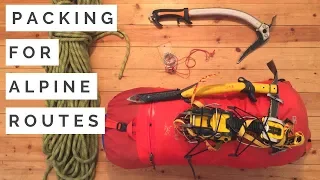 Packing For Alpine Routes