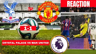 Crystal Palace vs Manchester United 1-1 Live Stream Premier league Football EPL Match Highlights