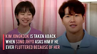 Kim Jongkook is Taken aback When Song Jihyo Asks Him If He Ever Fluttered Because of Her