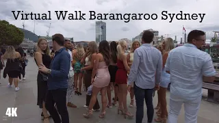 Barangaroo/Darling Harbour Walk - Sydney Summer Evening 2021 | 4K Walk Tour