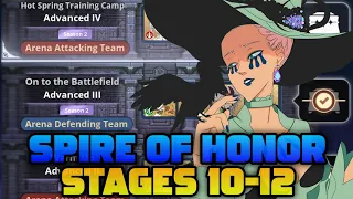 SPIRE OF HONOR STAGES 10-12! APRIL 2024! | Black Clover Mobile