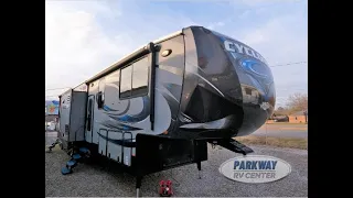 2015 Heartland Cyclone 4100 Crossover Fifth Wheel, 3 Slides, 1.5 Bathroom, Gen, 12ft Garage, $49,900