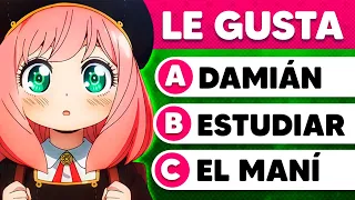 MIRA ESTO SI TE GUSTA ANYA Y DAMIAN 🤔🧠✅ Anya x Damian | Anime Spy x family | Adivinanzas de Anime