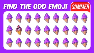 Find the ODD One Out - Summer Edition | ☀️🏖🍦 Easy, Medium, Hard