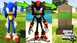 КАК МЕНЯЛСЯ СОНИК И ЕГО ЖИЗНЕННЫЙ ЦИКЛ В ГТА 5 МОДЫ! ЭВОЛЮЦИЯ СОНИКА В GTA 5 SONIC ОБЗОР МОДА ВИДЕО